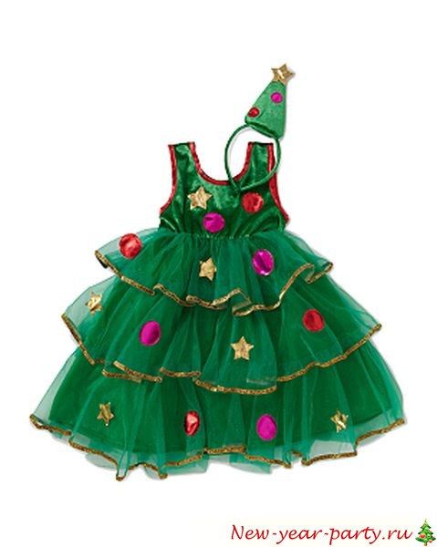 Новогодние платья и карнавальные костюмы для девочек (фото идеи) - фото 2